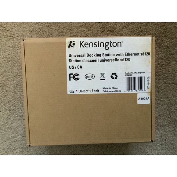 Kensington SD120 Universal Docking Station with Ethernet Model K33949US - Picture 2 of 7